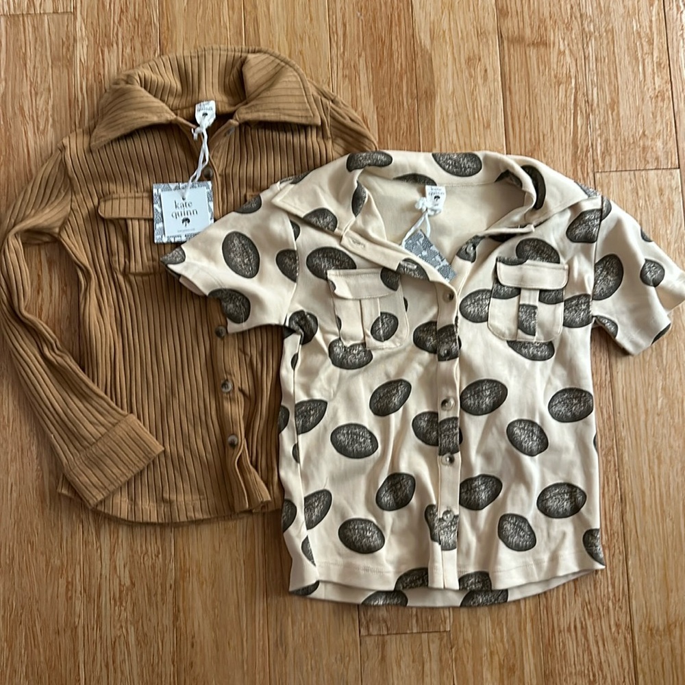 Kate Quinn boys shirts size 6 NWT